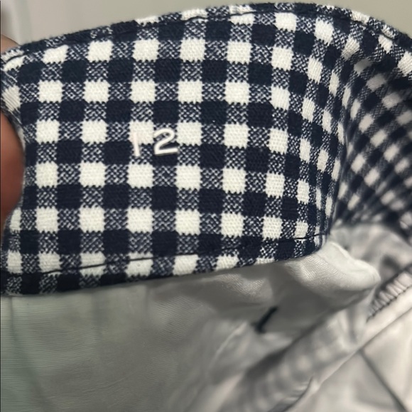 St. John's Bay Black and White Flat Front Shorts - Picture 4 of 8